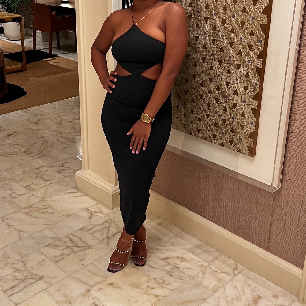 Zara cutout dress